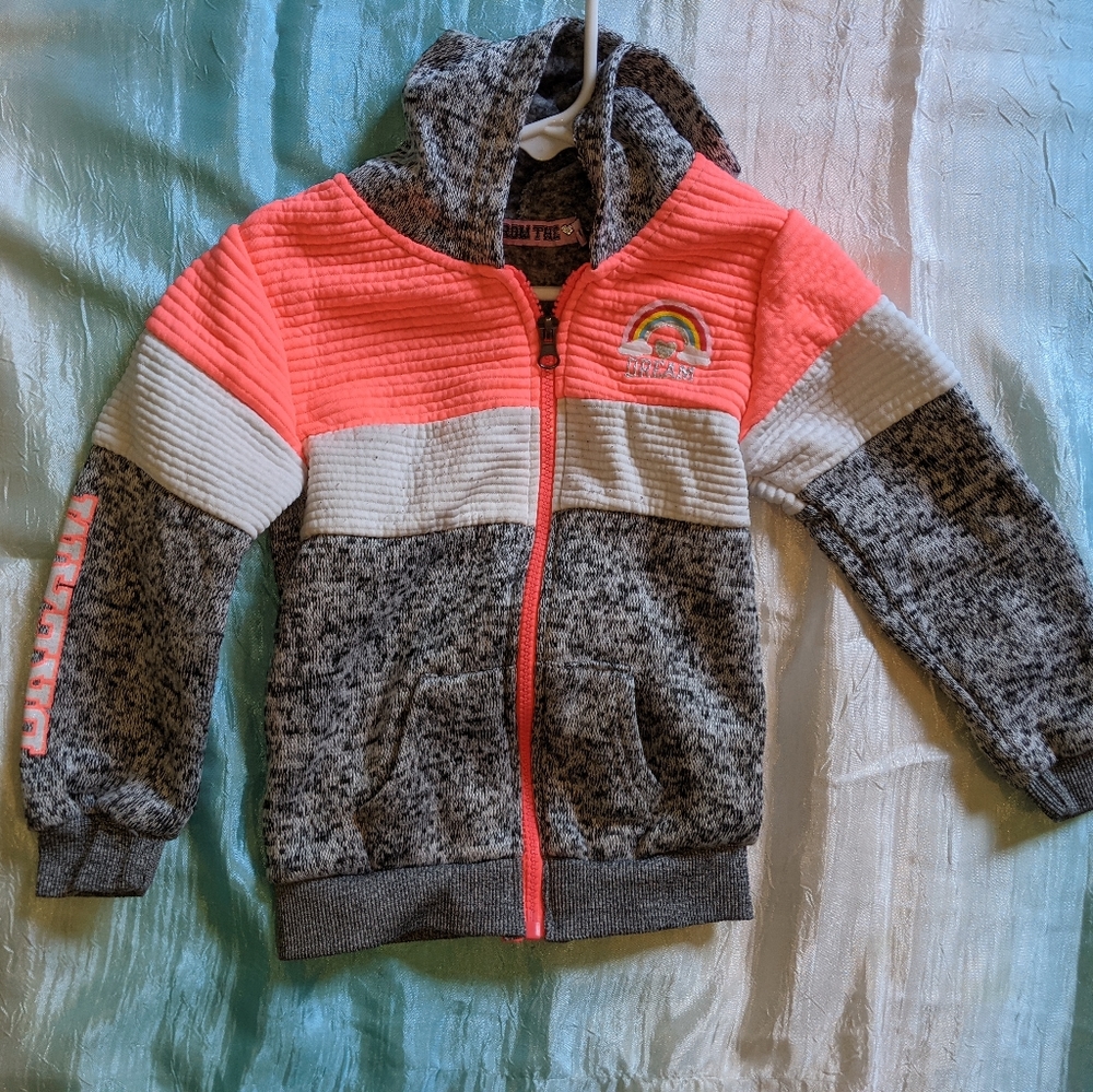 4t girls zip up hoodie